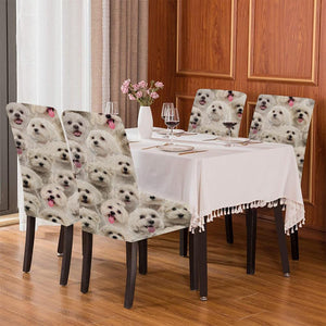 A Bunch Of Malteses Chair Cover/Great Gift Idea For Dog Lovers