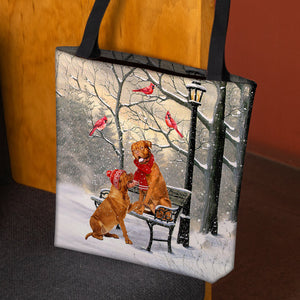 Mastiff Hello Christmas/Winter/New Year Tote Bag