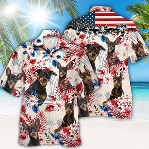 Miniature Pinscher Hawaiian Shirt
