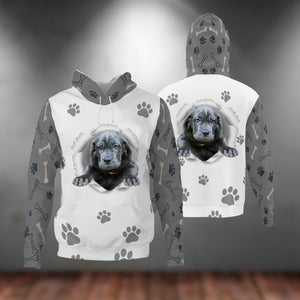 Neapolitan Mastiff-Paw Dog Unisex Hoodie