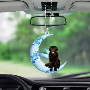 Newfoundland Angel From The Moon Car Hanging Ornament