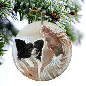 New Release -Papillon With God Porcelain/Ceramic Ornament