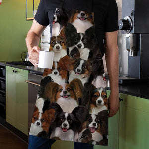 A Bunch Of Papillons Apron/Great Gift Idea For Christmas