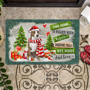 This Home Is Filled With Kisses/Pit Bull Doormat