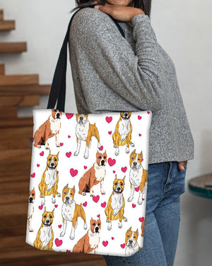 Cute Pit Bull Tote Bag