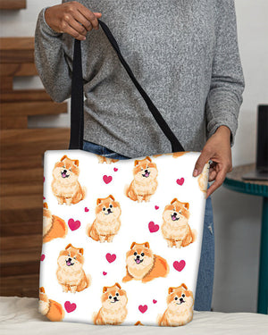 Cute Pomeranian Tote Bag