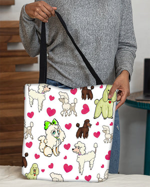 Cute Poodle Tote Bag