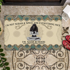 Wish A Mufuka Would-Poodle Doormat