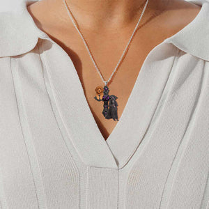 Poodle Pray For God Stainless Steel Necklace