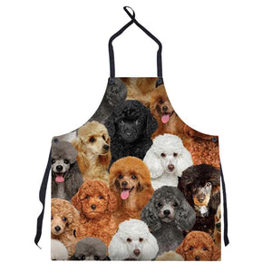 A Bunch Of Poodles Apron/Great Gift Idea For Christmas