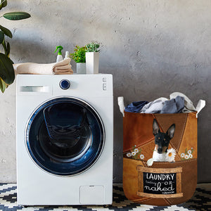 Rat Terrier08 Laundry Today Or Naked Tomorrow Laundry Basket