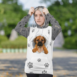Rhodesian Ridgeback-Paw Dog Unisex Hoodie