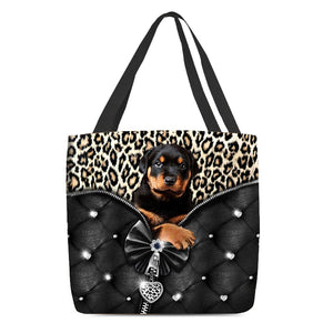 2022 New Release Rottweiler All Over Printed Tote Bag