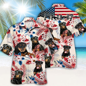 Rottweiler Hawaiian Shirt