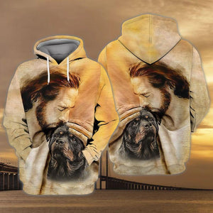 Rottweiler With God Unisex Hoodie