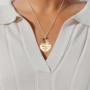 Rough Collie -What Greater Gift Than The Love Of Dog Stainless Steel Necklace