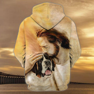 St. Bernard With God Unisex Hoodie