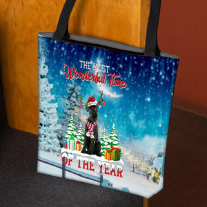Schnauzer Christmas Tote Bag
