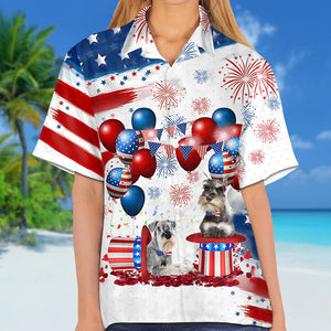 Schnauzer Independence Day Hawaiian Shirt
