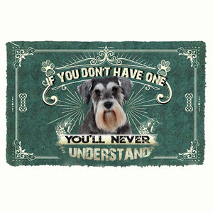 Have One Schnauzer Doormat