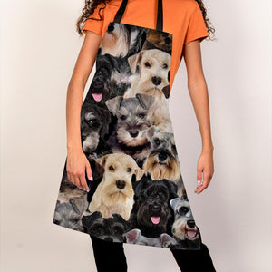 A Bunch Of Schnauzers Apron/Great Gift Idea For Christmas