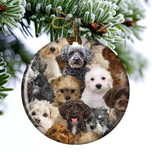 A Bunch Of Schnoodles Porcelain/Ceramic Ornament