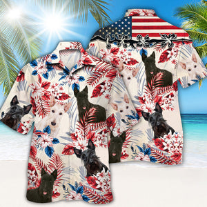 Scottish Terrier Hawaiian Shirt