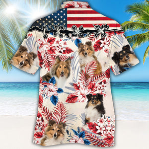 Shetland Sheepdog Hawaiian Shirt