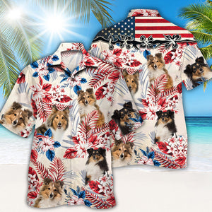 Shetland Sheepdog Hawaiian Shirt