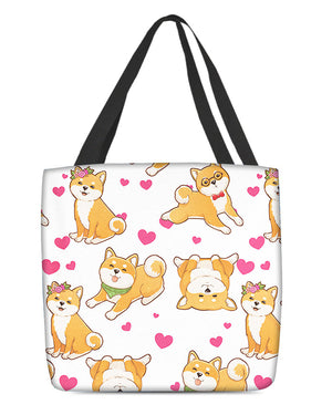 Cute Shiba Inu Tote Bag