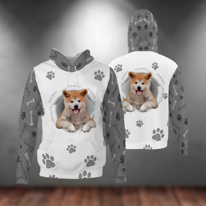 Shiba Inu 2-Paw Dog Unisex Hoodie