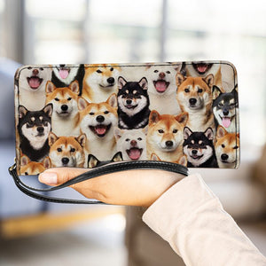 A Bunch Of Shiba Inus Clutch Purse
