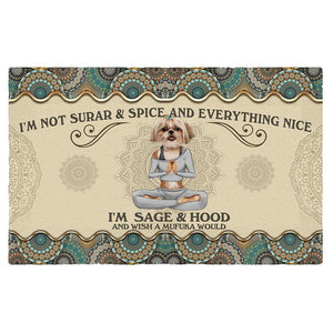 Wish A Mufuka Would-Shih Tzu Doormat