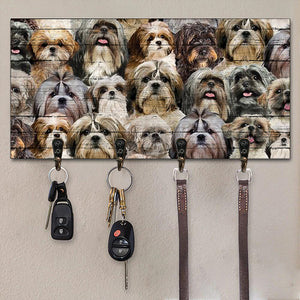 A Bunch Of Shih Tzus Key Hanger