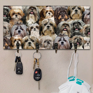 A Bunch Of Shih Tzus Key Hanger