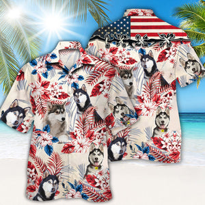 Husky Hawaiian Shirt