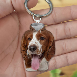 Springer Spaniel 3D Graphic Hoodie Acrylic Keychain