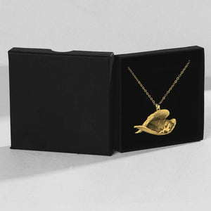 Staffordshire Bull Terrier Sleeping Angel Necklace