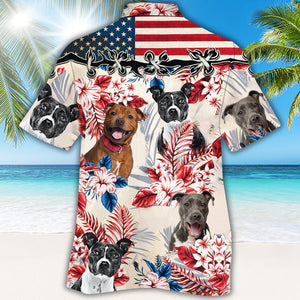 Staffordshire Bull Terrier Hawaiian Shirt