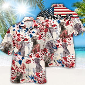 Weimaraner Hawaiian Shirt