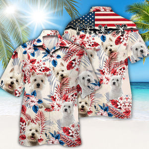 West Highland White Terrier Hawaiian Shirt