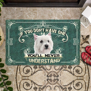 Have One West Highland White Terrier Doormat