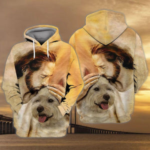 West Highland White Terrier With God Unisex Hoodie