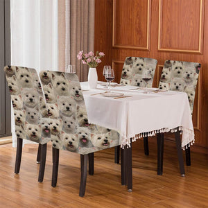 A Bunch Of West Highland White Terriers Chair Cover/Great Gift Idea For Dog Lovers