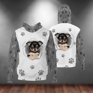 Yorkshire Terrier-Paw Dog Unisex Hoodie