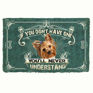 Have One Golden Yorkshire Terrier Doormat