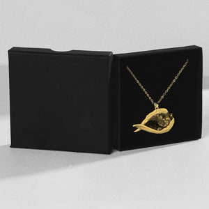 Yorkshire terrier Sleeping Angel Necklace