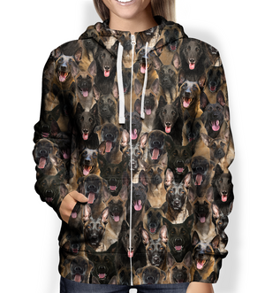 You Will Have A Bunch Of Belgian Shepherds - Hoodie V1