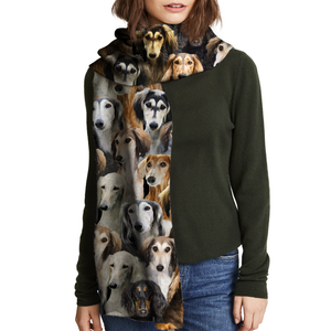 You Will Have A Bunch Of Salukies - Scarf V1