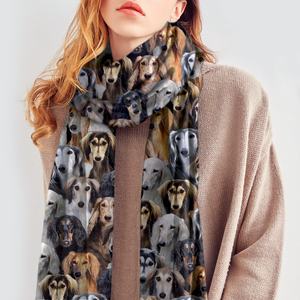 You Will Have A Bunch Of Salukies - Scarf V1